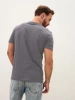 Мужская базовая футболка светло-серый оптом — TexDress