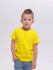 Футболка базовая детская для мальчиков желтая