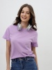 Женская базовая футболка сиреневая