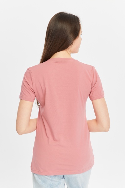 Футболка женская приталеная пыльная роза