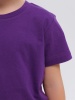 Футболка базовая детская для мальчиков фиолетовая