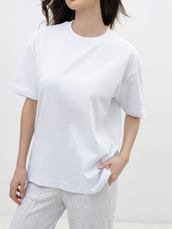 Футболка женская оверсайз белая