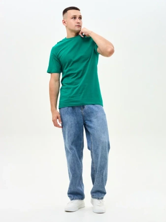 Мужская базовая футболка зелёная