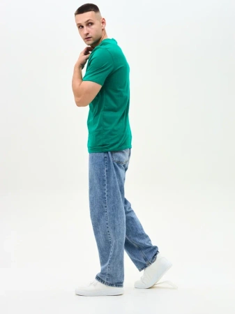 Мужская базовая футболка зелёная