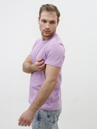 Базовая футболка унисекс сиреневая