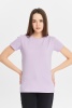 Футболка женская приталеная сиреневая