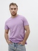 Базовая футболка унисекс сиреневая