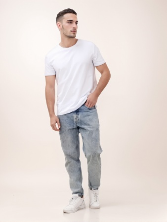 Базовая футболка унисекс белая