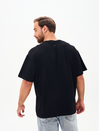 Футболка мужская оверсайз черная