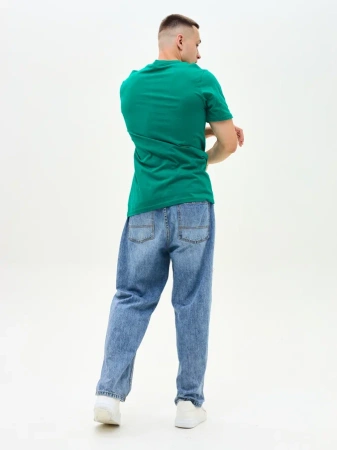 Мужская базовая футболка зелёная