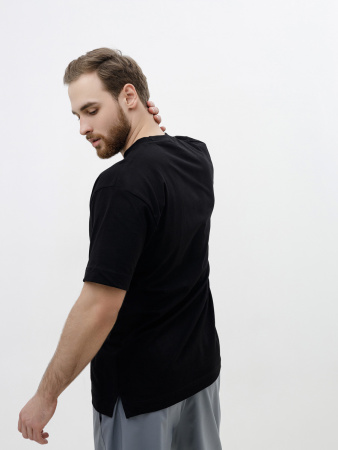 Футболка мужская оверсайз черная