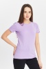 Футболка женская приталеная сиреневая